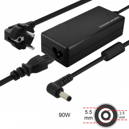 Chargeur Secteur PC Asus 90W / 19V 4.74A Embo | Smarty Paris